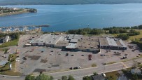  vue aerienne Carrefour Gaspé Gaspésie 2019